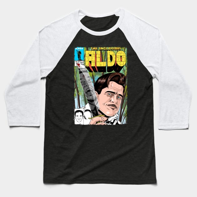 The Inglorious Aldo Baseball T-Shirt by MarianoSan